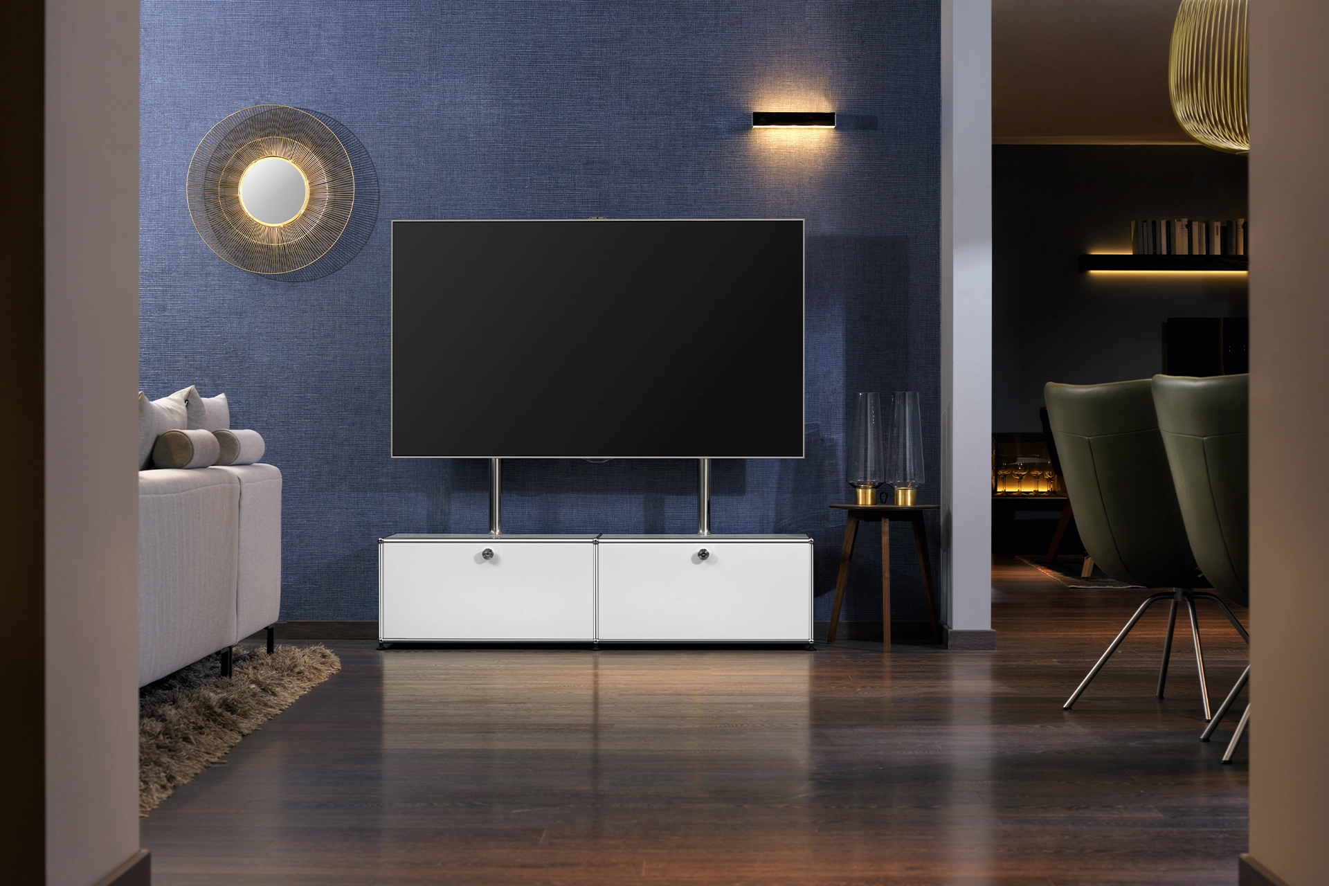 Werbebild von Produkten in Szene gesetzt