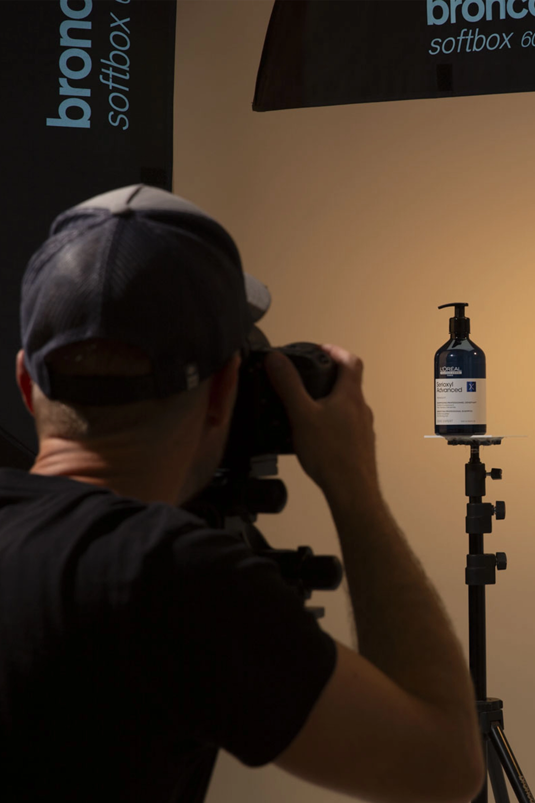 Dieter Kühl im Fotostudio