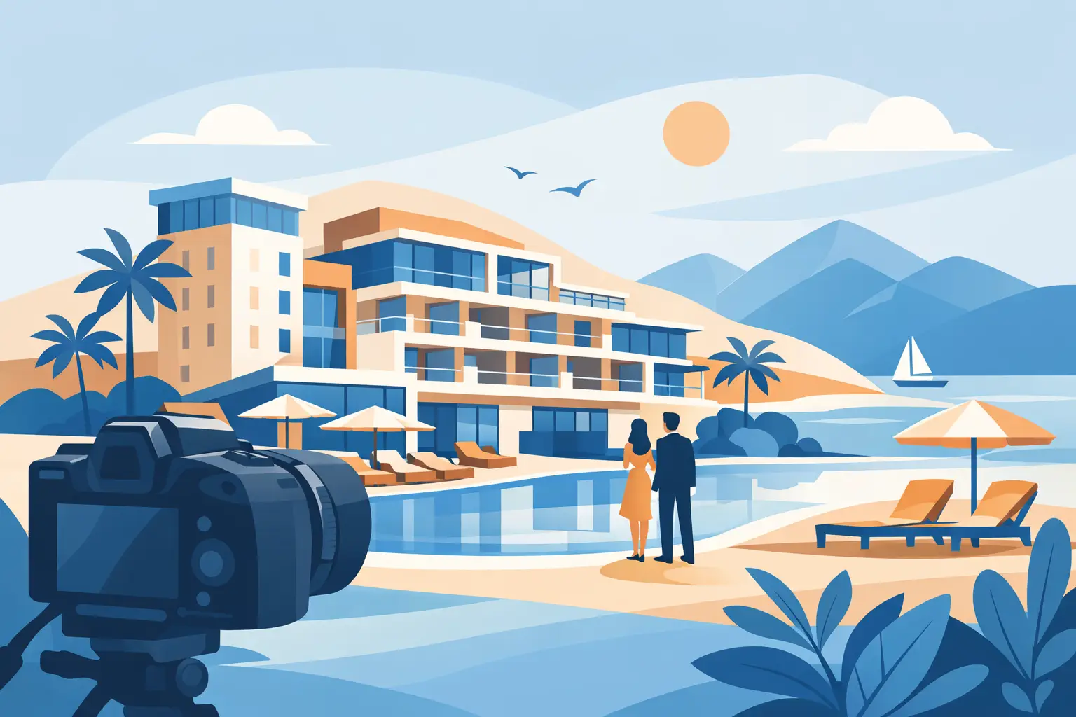 Architekturfotografie für Hotels, die überzeugt