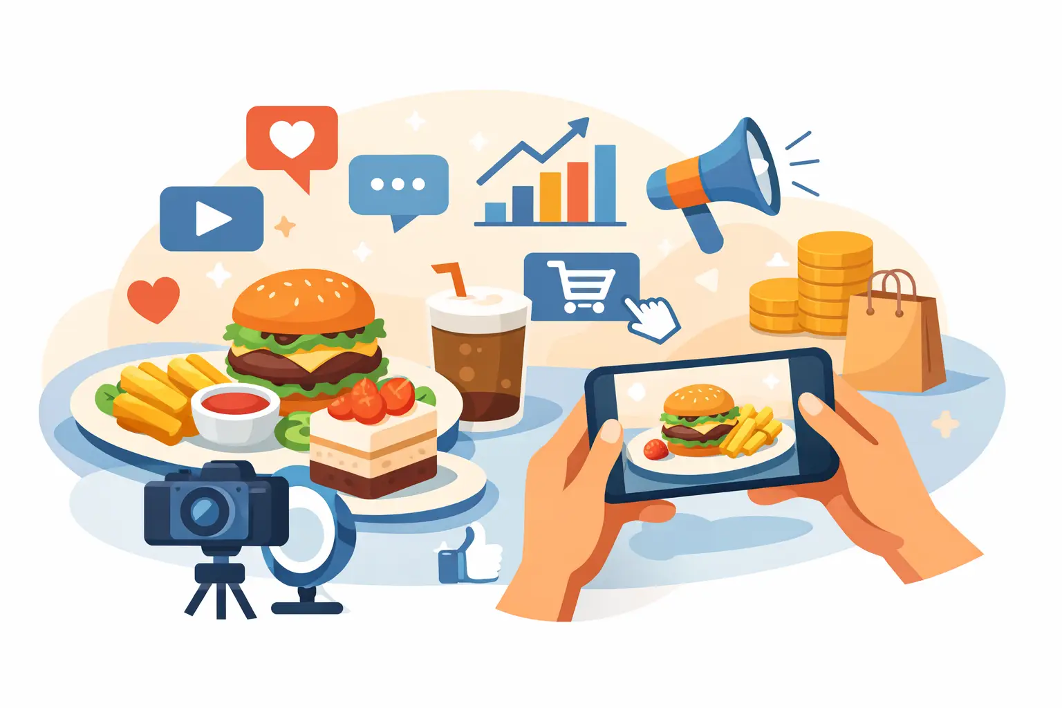 Food Content für Social Media, der verkauft