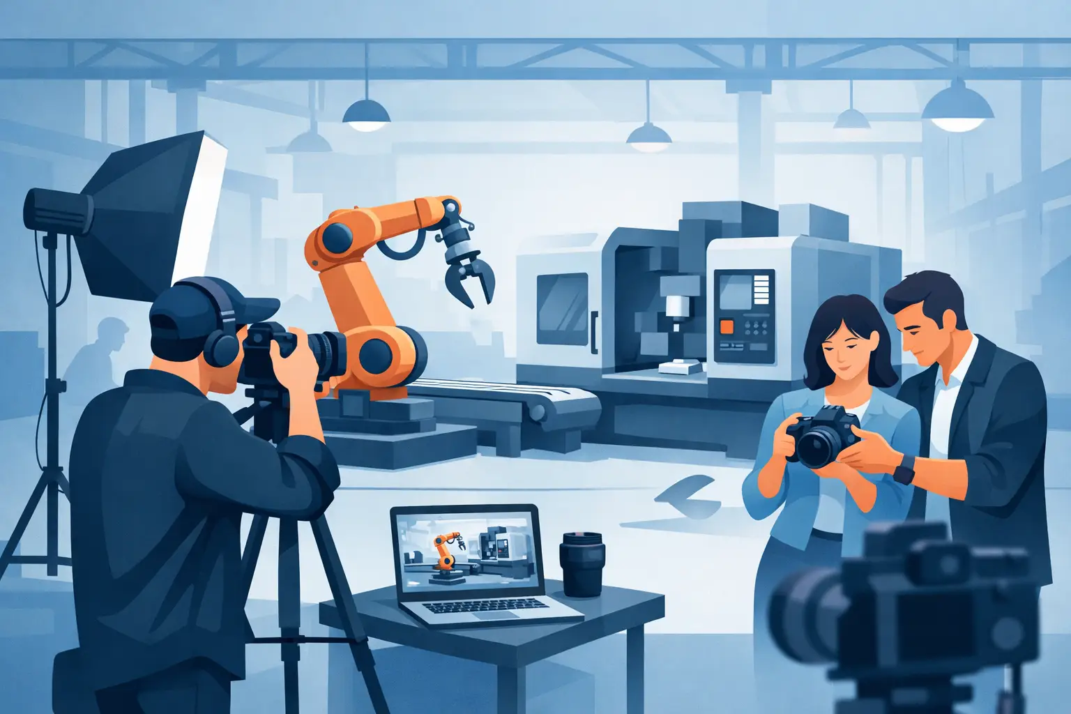 Industriemaschinen professionell fotografieren lassen