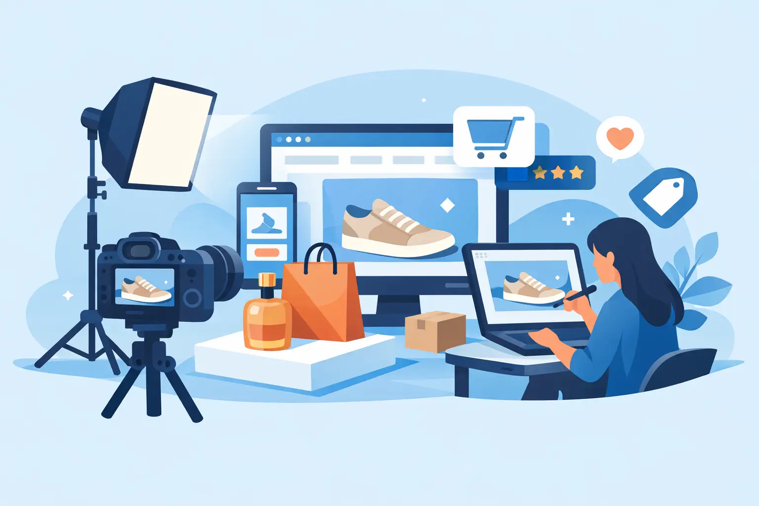 Produktfotografie für Onlineshops, die verkauft